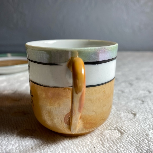 Fine Bone China Teacup and Saucer from Occupied Japan - Picture 6 of 12